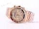 New Frosted Audemars Piguet Rose Gold Royal Oak 41mm Rainbow Diamond Watch Replica (5)_th.jpg